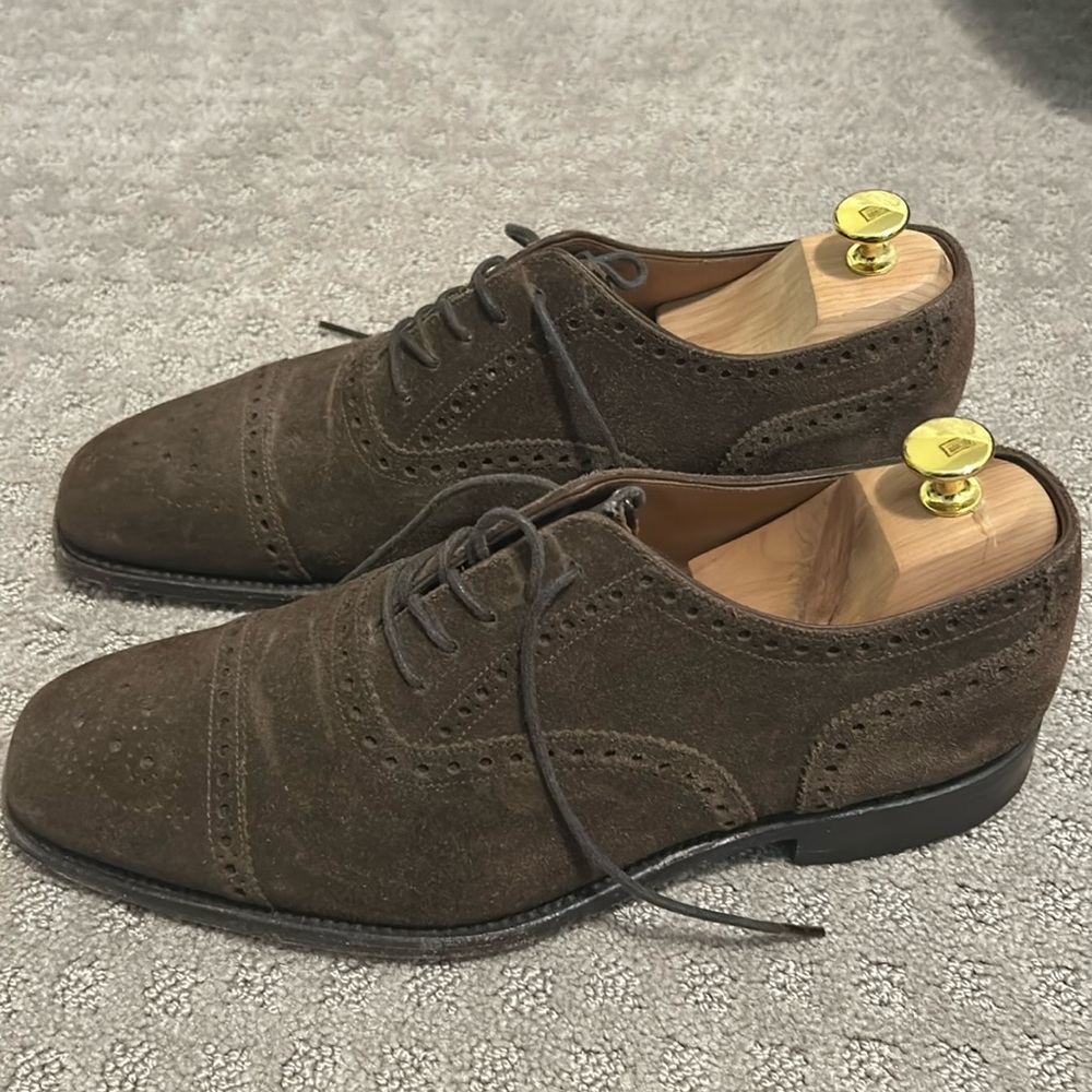 Like New! Loake Suede Dress Shoe